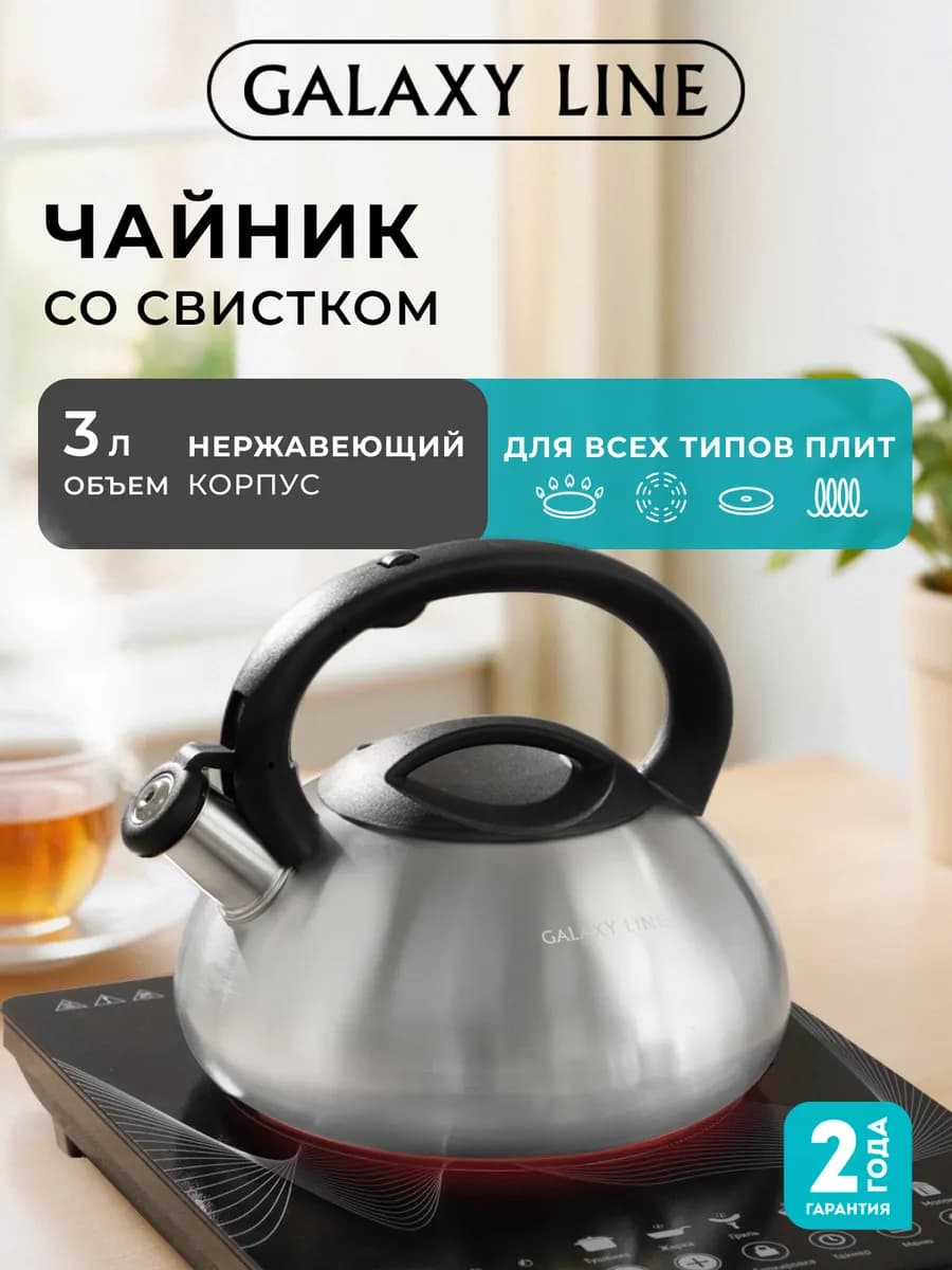 Чайник со свистком GL9212