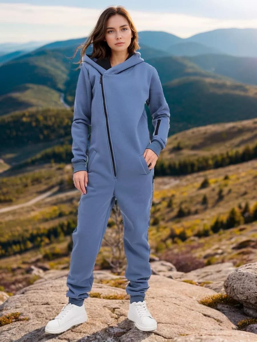 Комбинезон утепленный спортивный с начесом