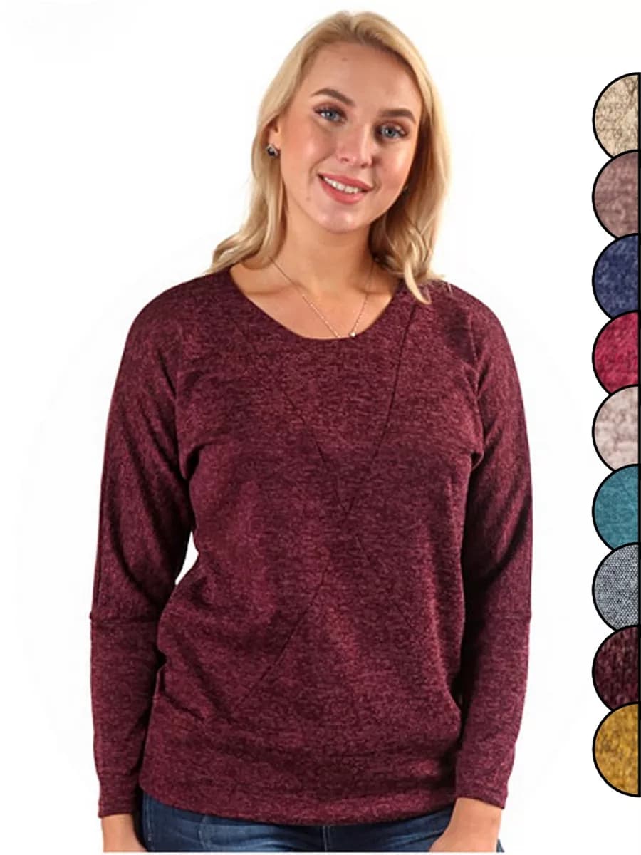 Джемпер больших размеров Лера