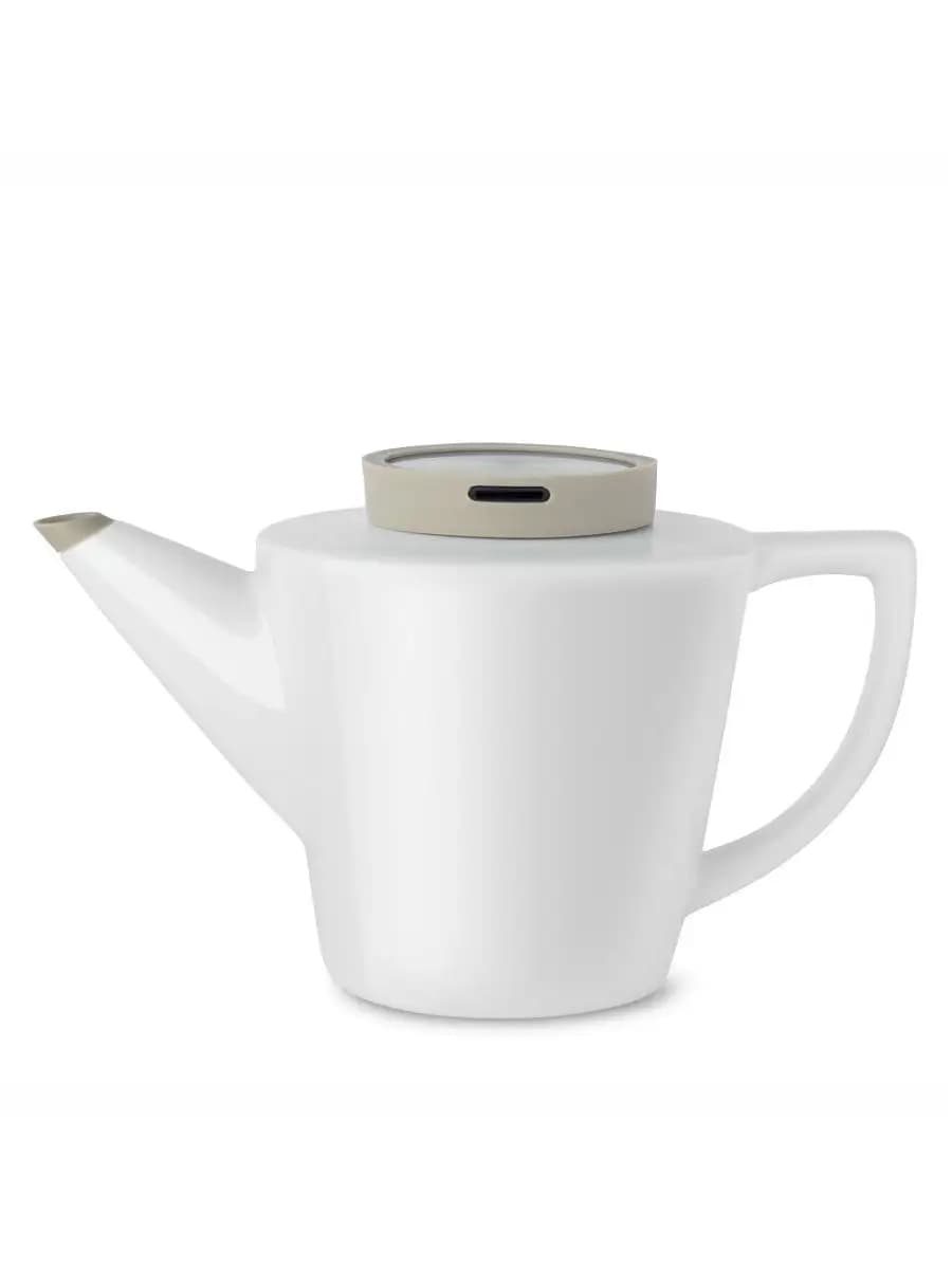 Чайник заварочный с ситечком Infusion 1л белый V24021