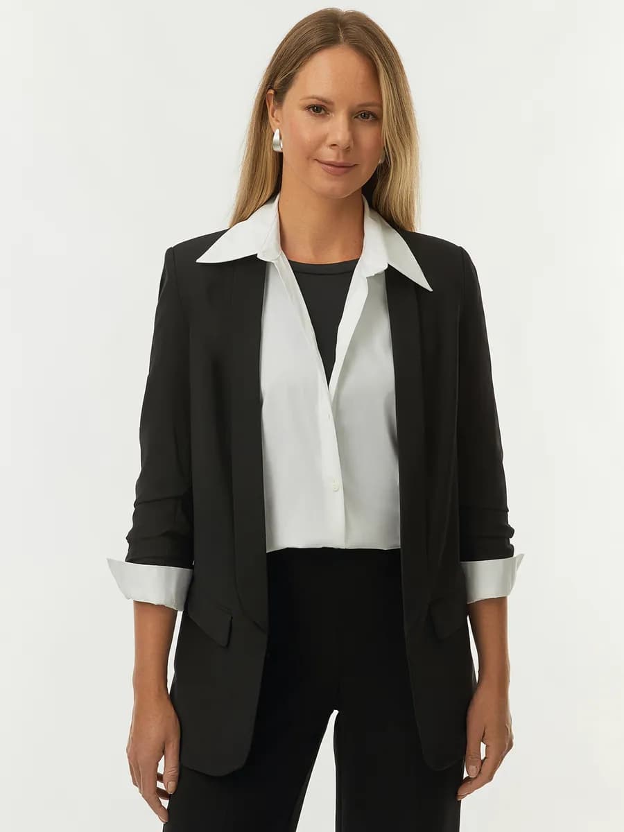 Жакет без застежки с рукавом 3 4