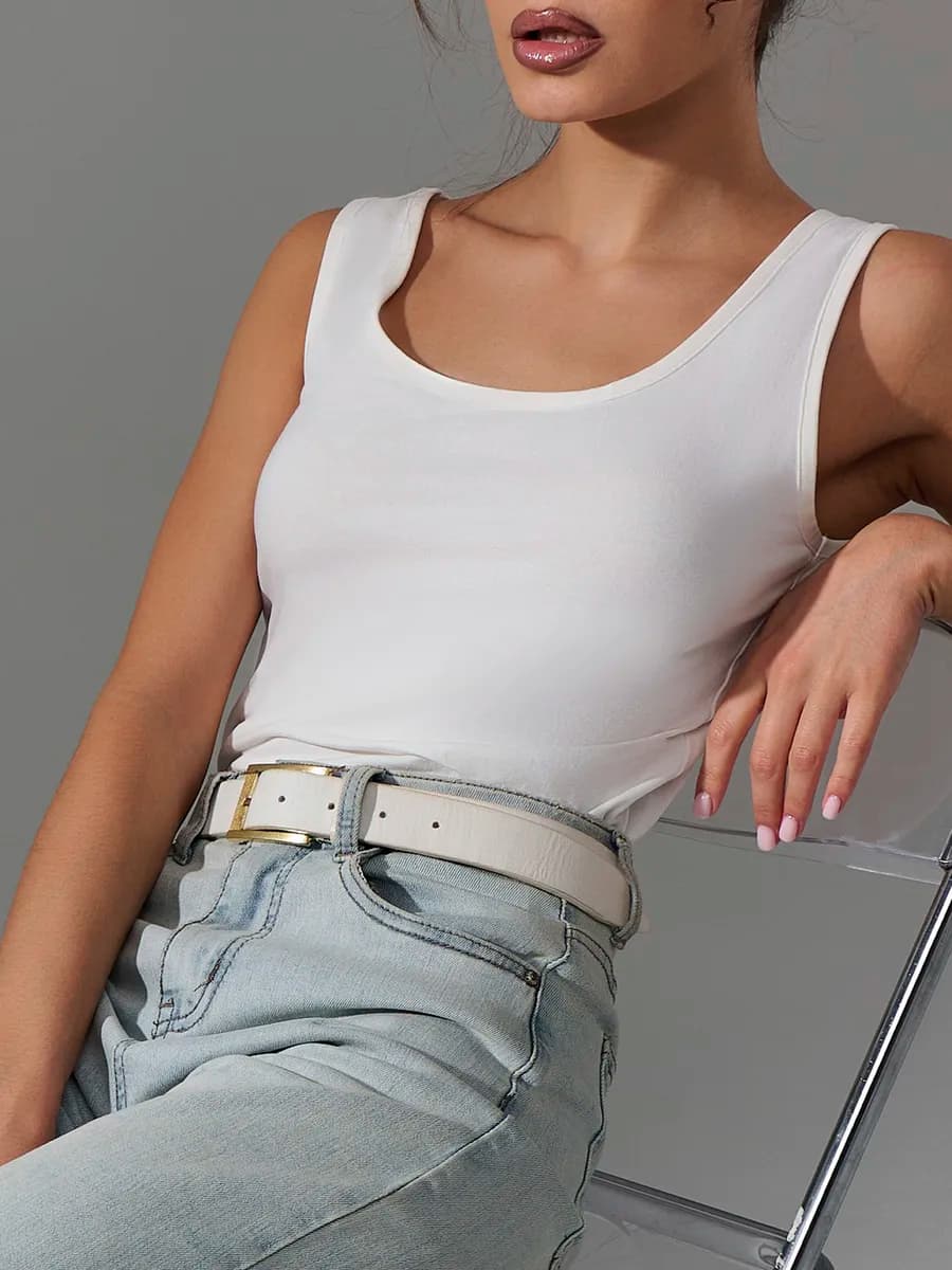 Майка женская базовая под пиджак - фото 1