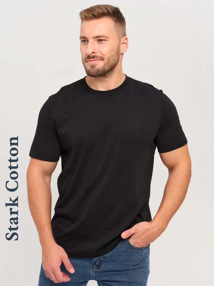 Футболка однотонная хлопок базовая