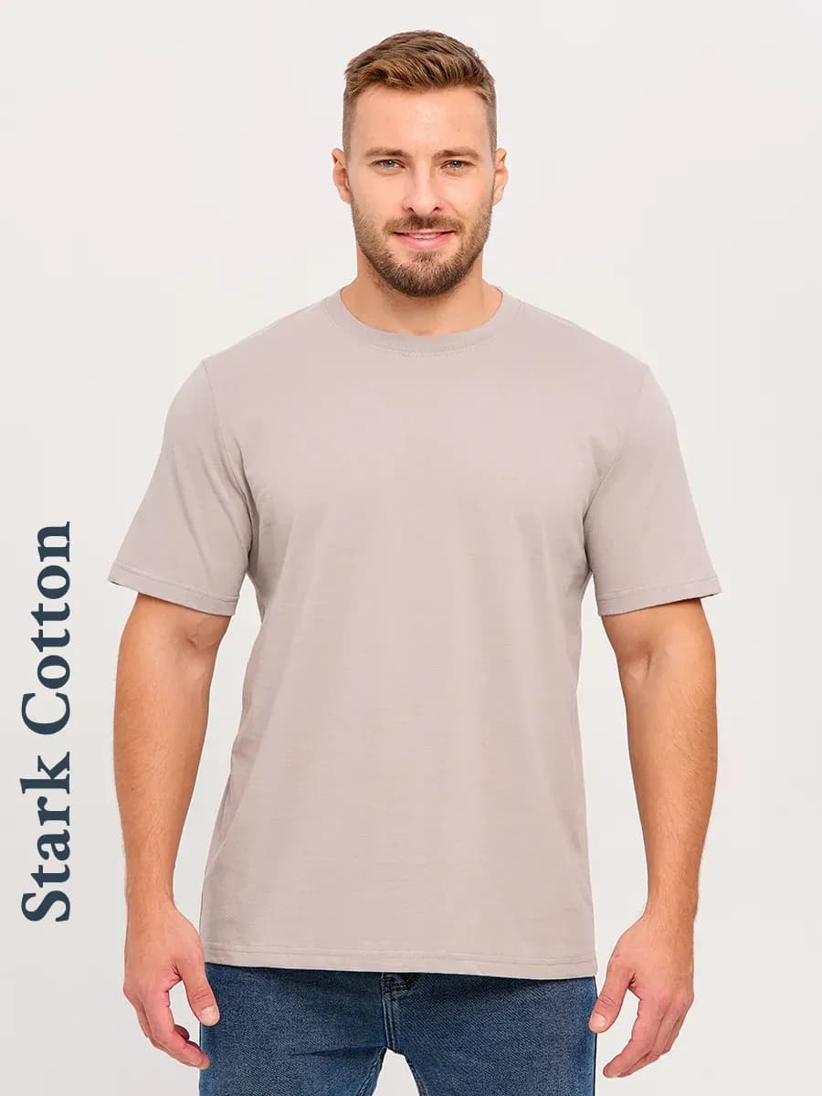 Футболка однотонная хлопок базовая