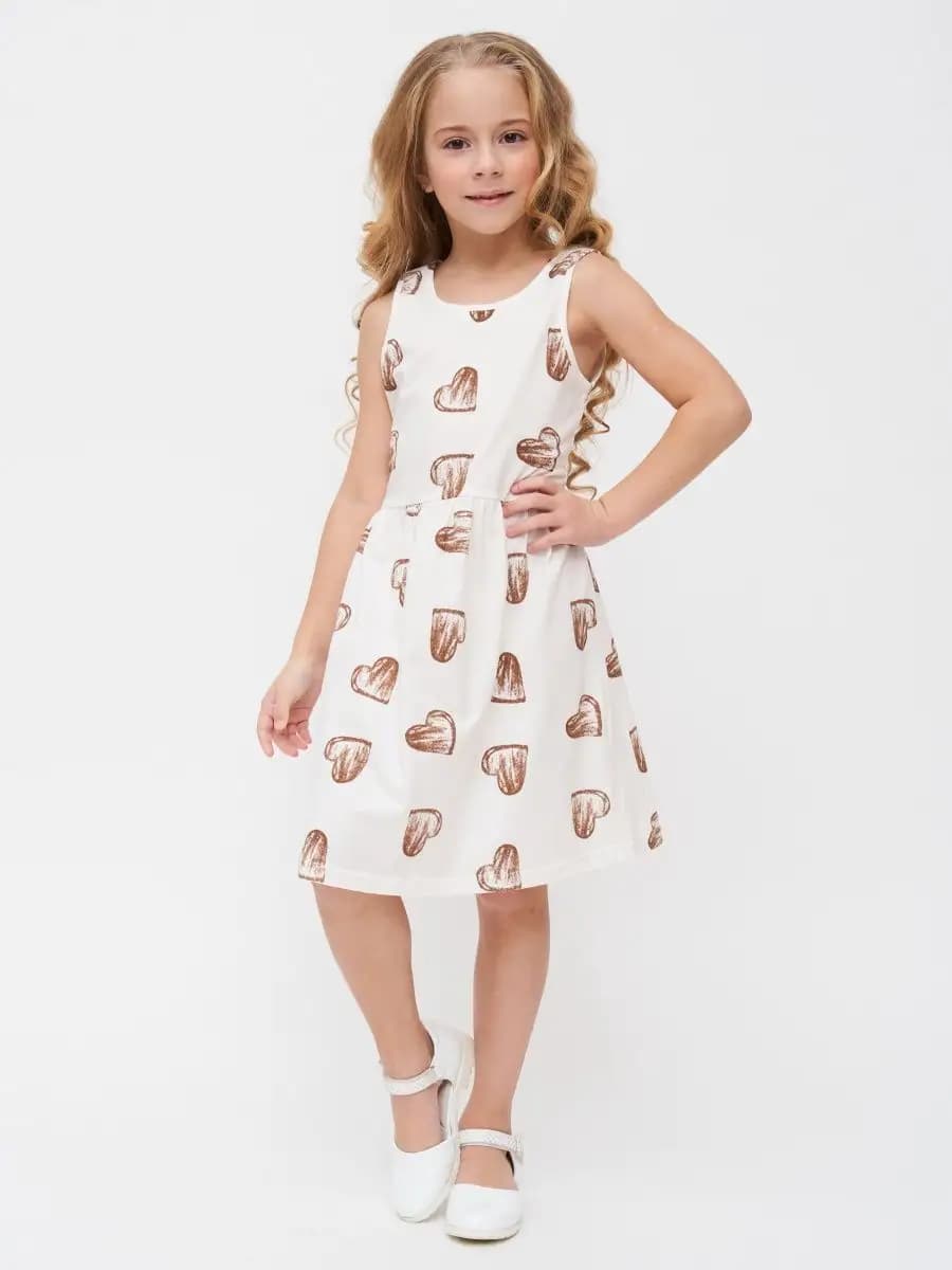 Сарафан платье для девочки летнее в сад и на пляж