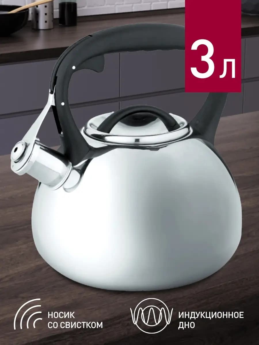 Чайник для плиты со свистком