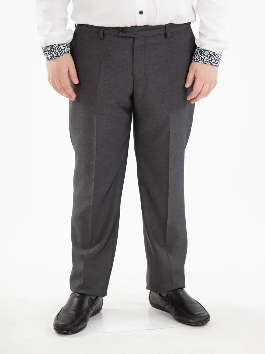 Брюки школьные для полных