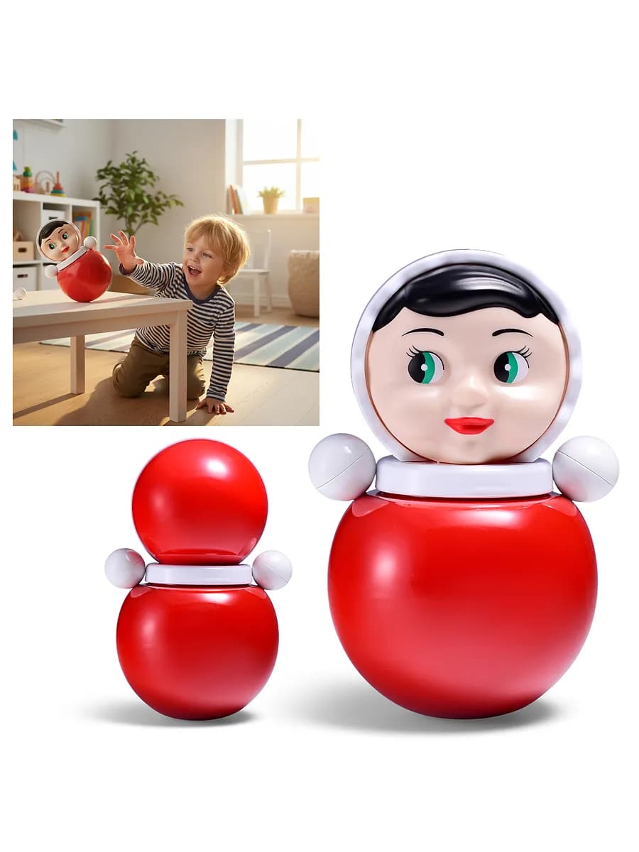 Неваляшка малая Настенька 18 см игрушка для малышей