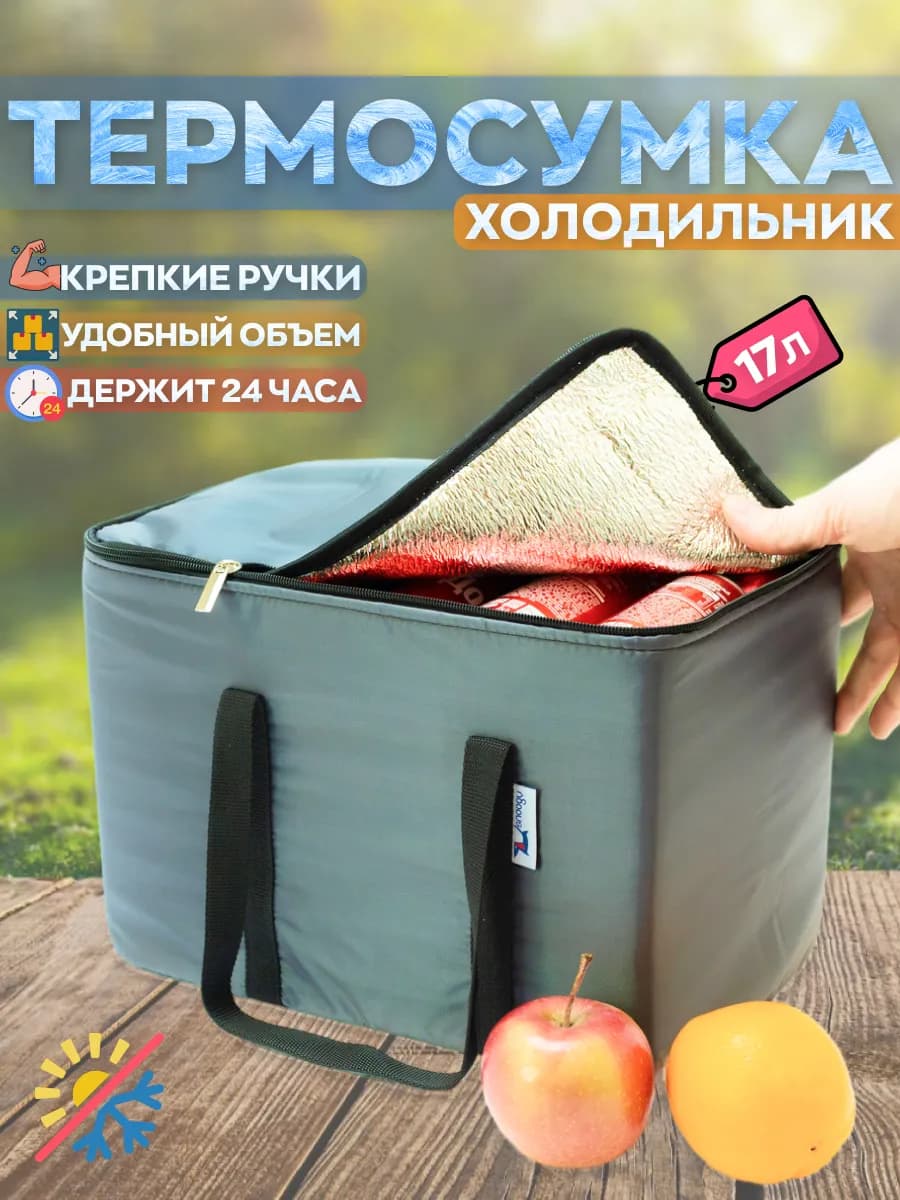 Сумка холодильник термосумка термокороб пляжная