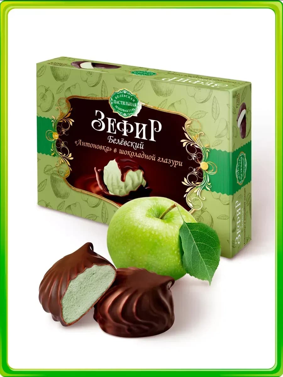Зефир Aнтоновка в шоколадной глазури 250 г - фото 1