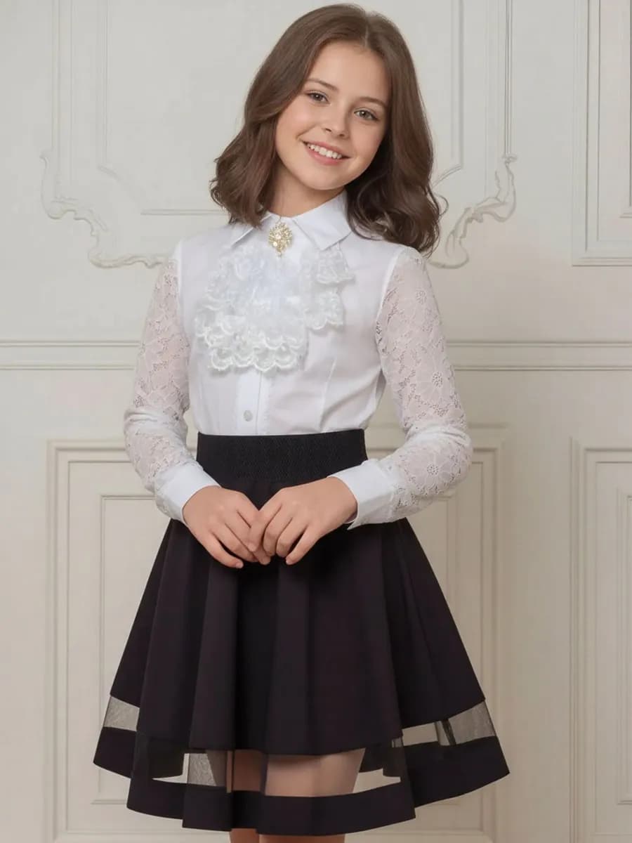 Юбка школьная солнце