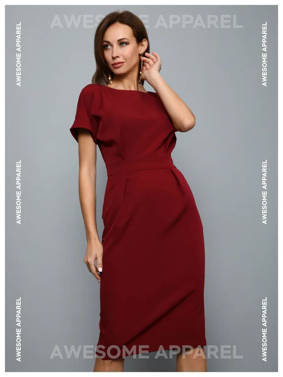 Платье футляр офисное