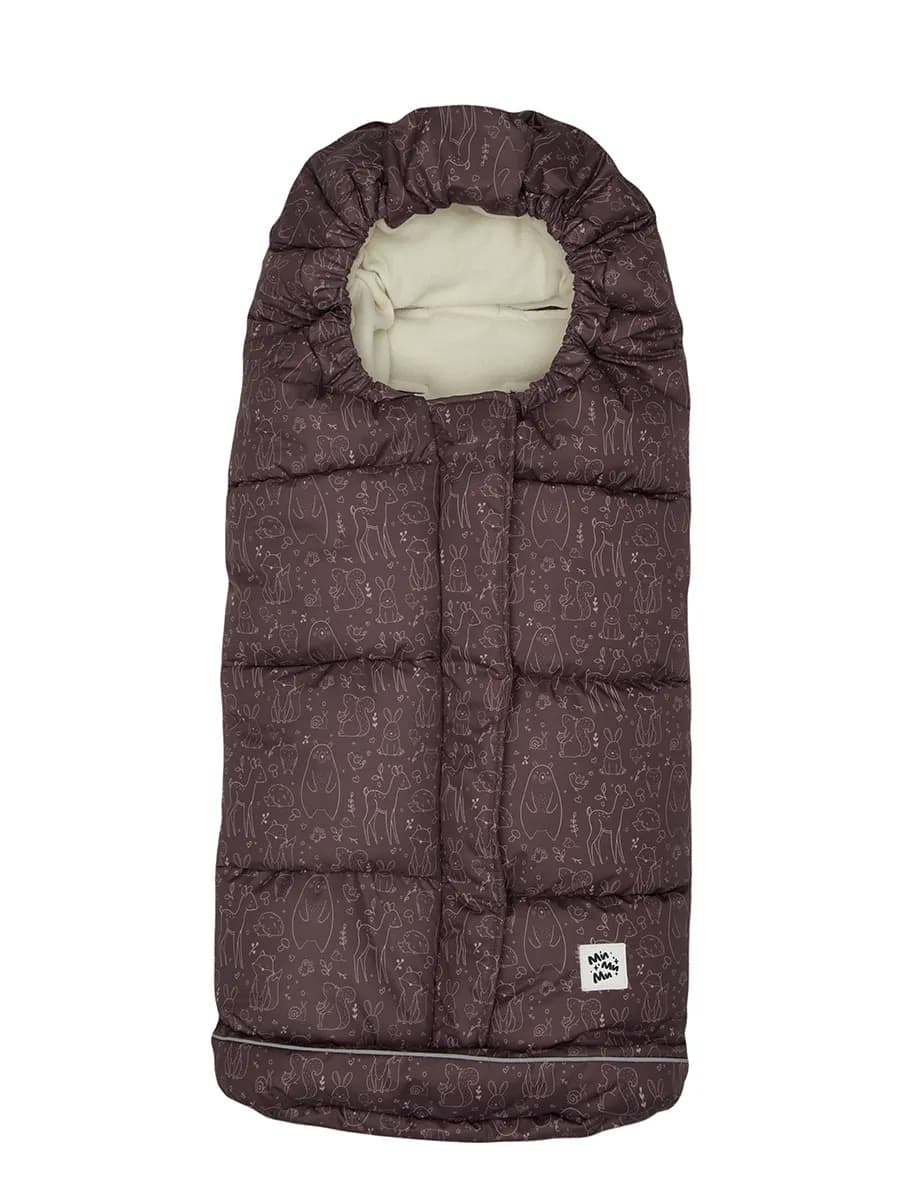 Конверт в коляску зимний теплый спальный мешок в санки