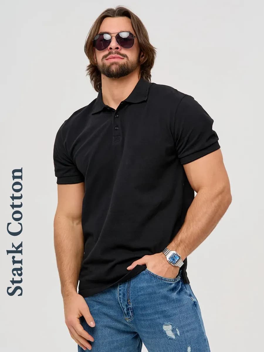 Футболка поло с коротким рукавом