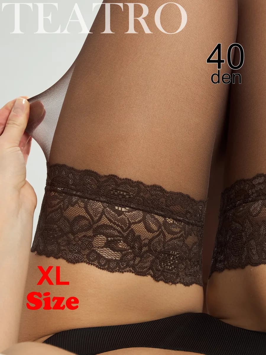 Чулки большие размеры 40 ден