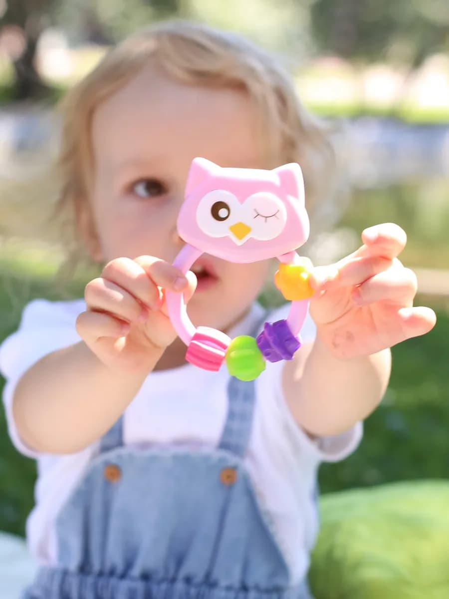 Погремушки для новорожденных 0+ Сова