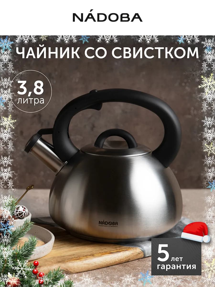 Чайник со свистком для газовой плиты