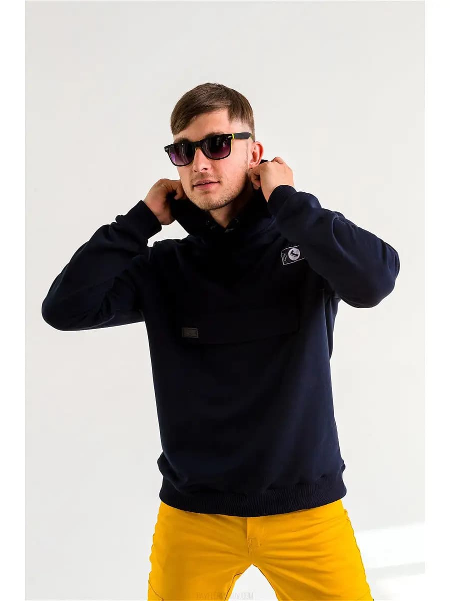 Анорак трикотажный худи