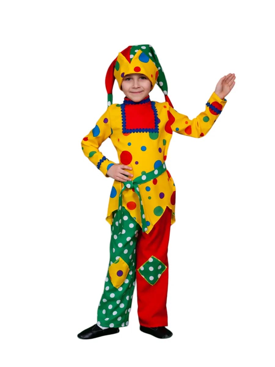 Скоморох костюм детский