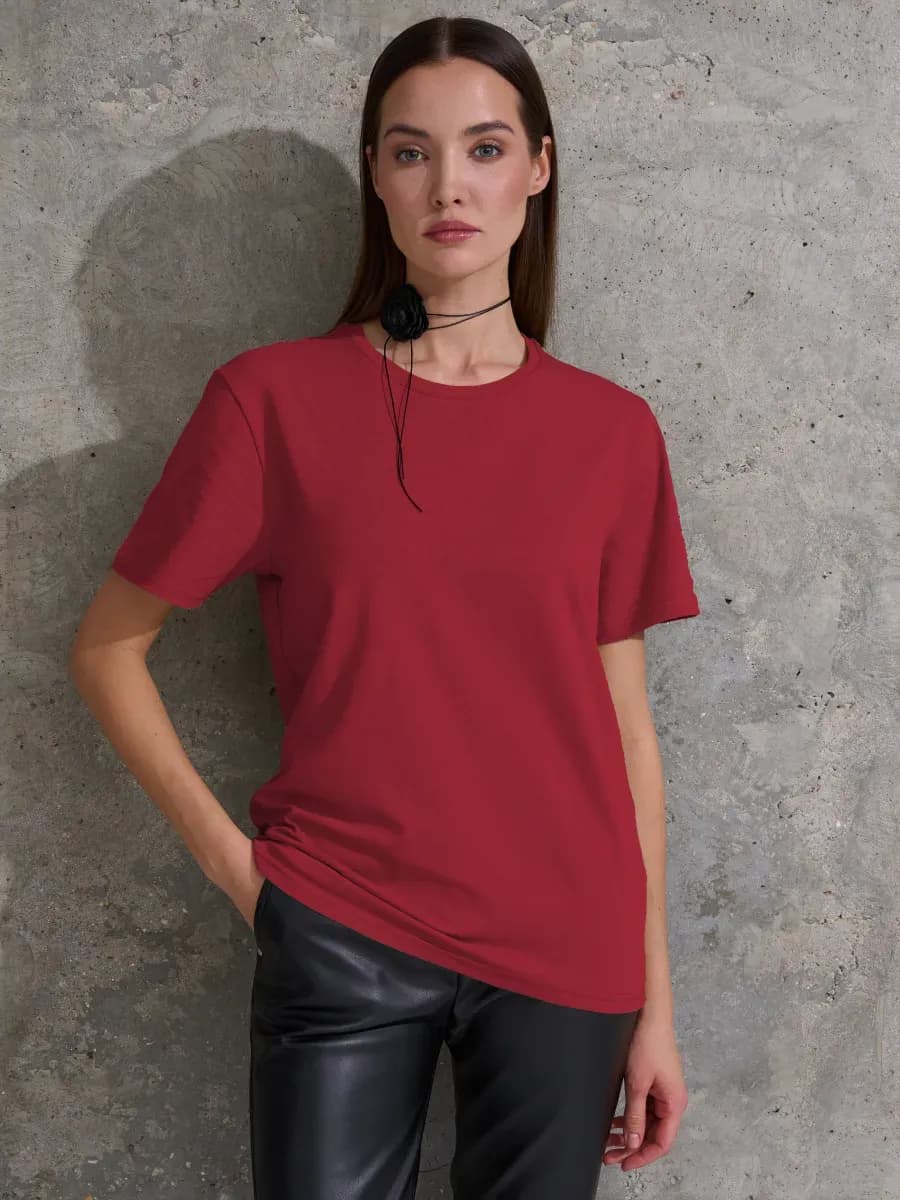 Футболка базовая прямого кроя