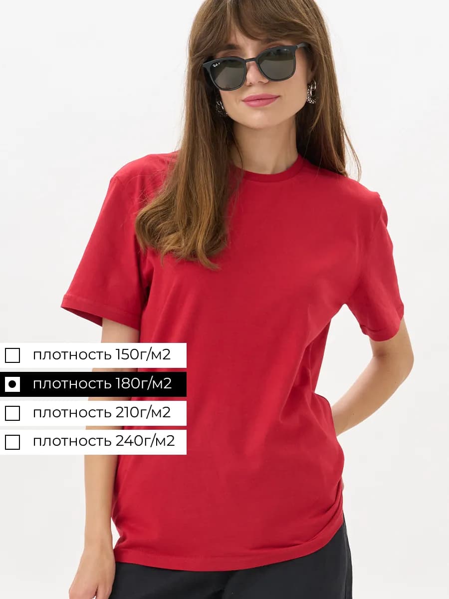 Футболка базовая прямого кроя