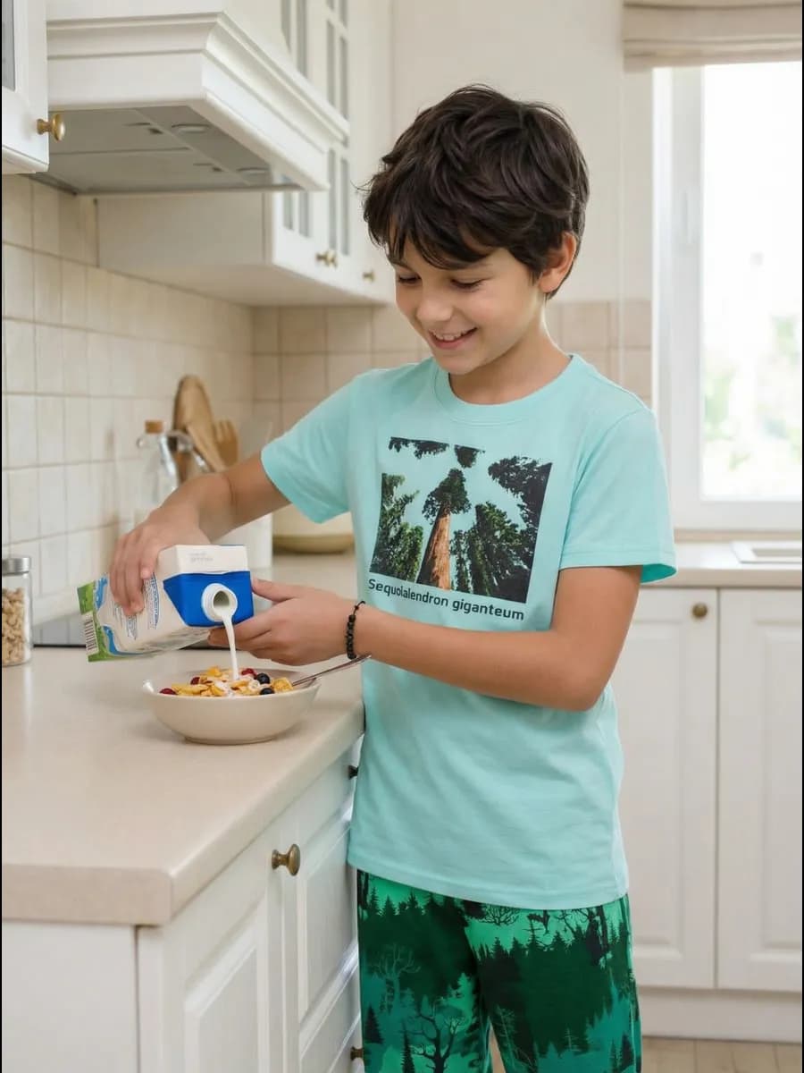 Пижама новогодняя подростковая хлопковая