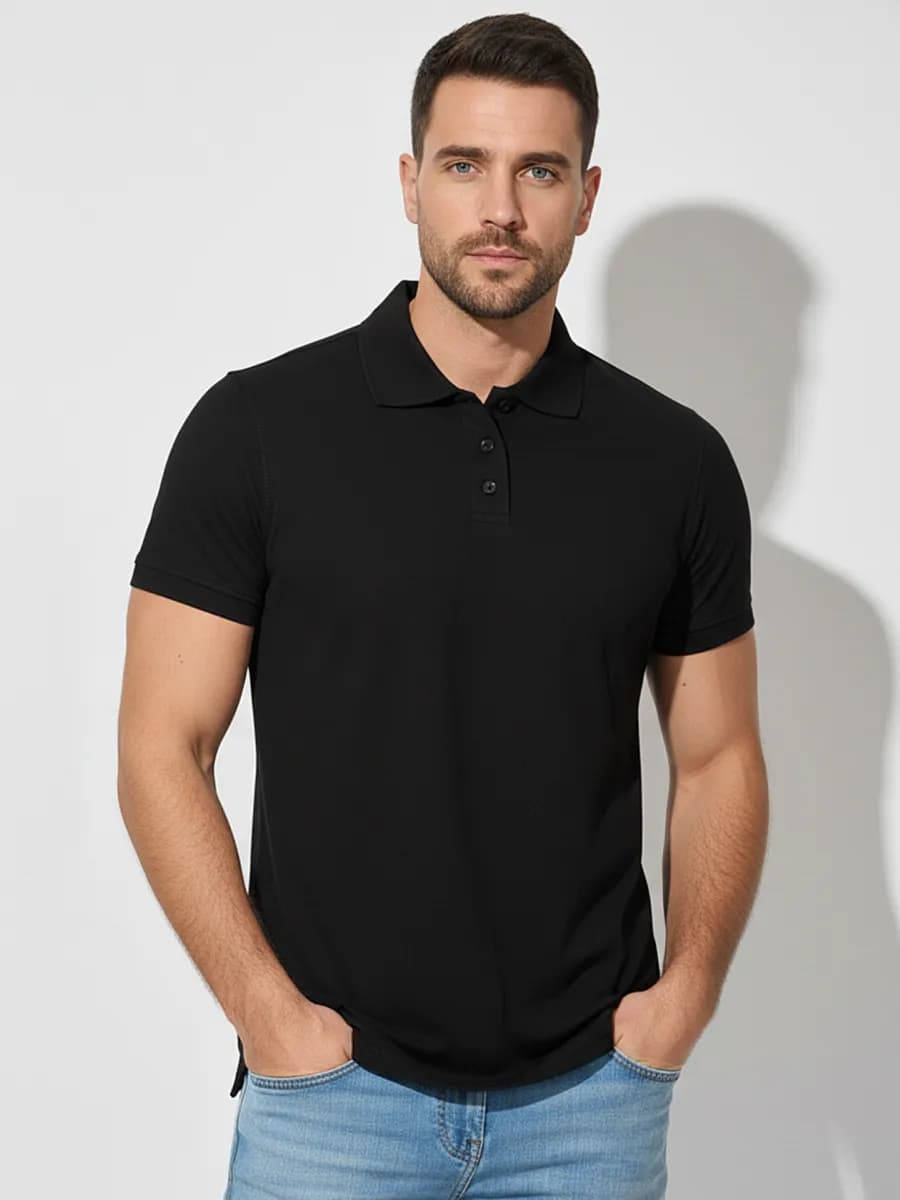 Футболка поло с коротким рукавом