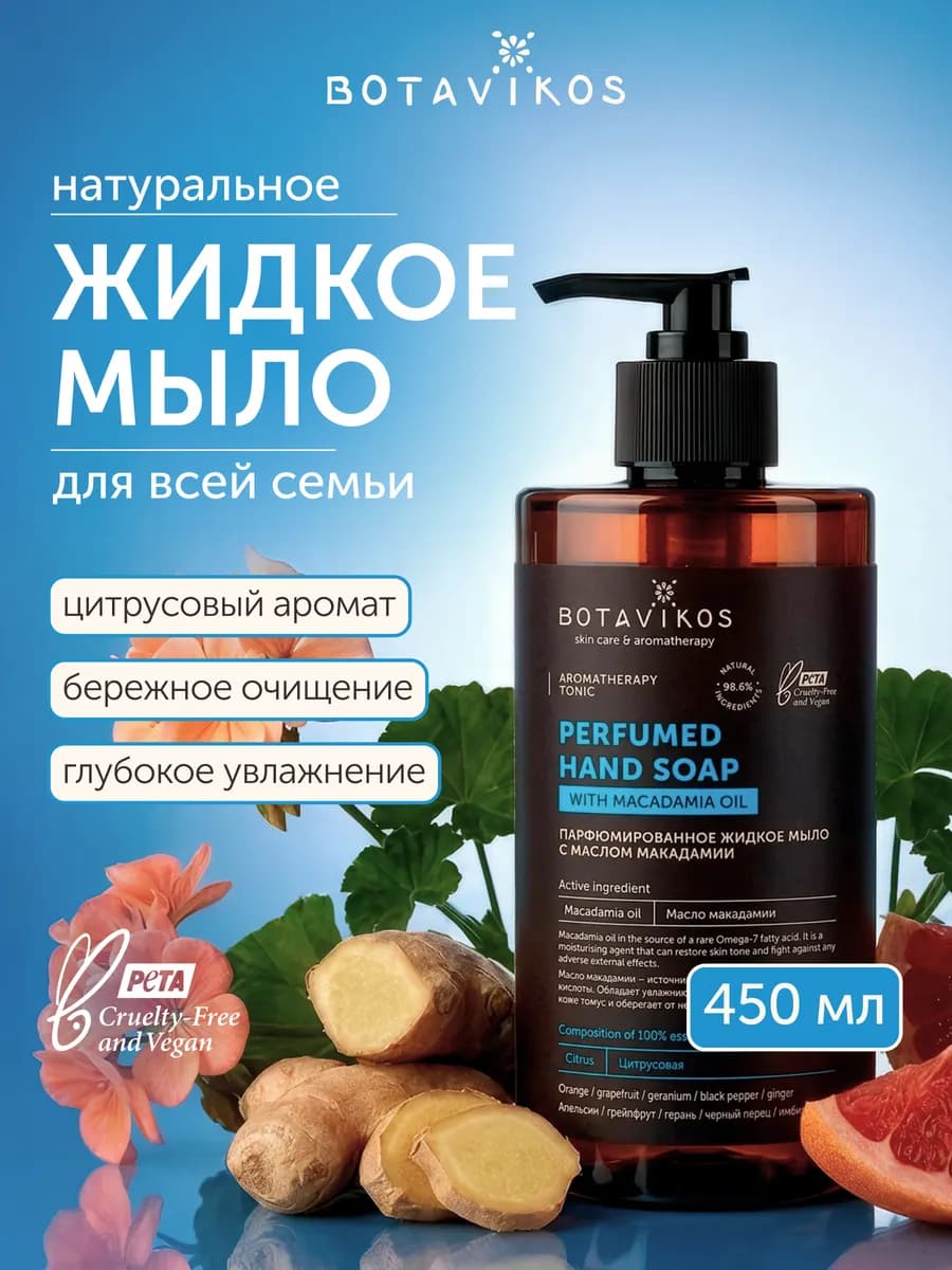 Жидкое мыло для рук парфюмированное