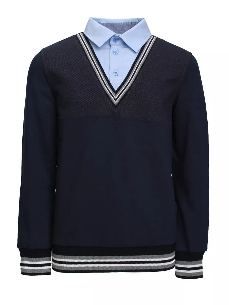 Джемпер обманка в школу