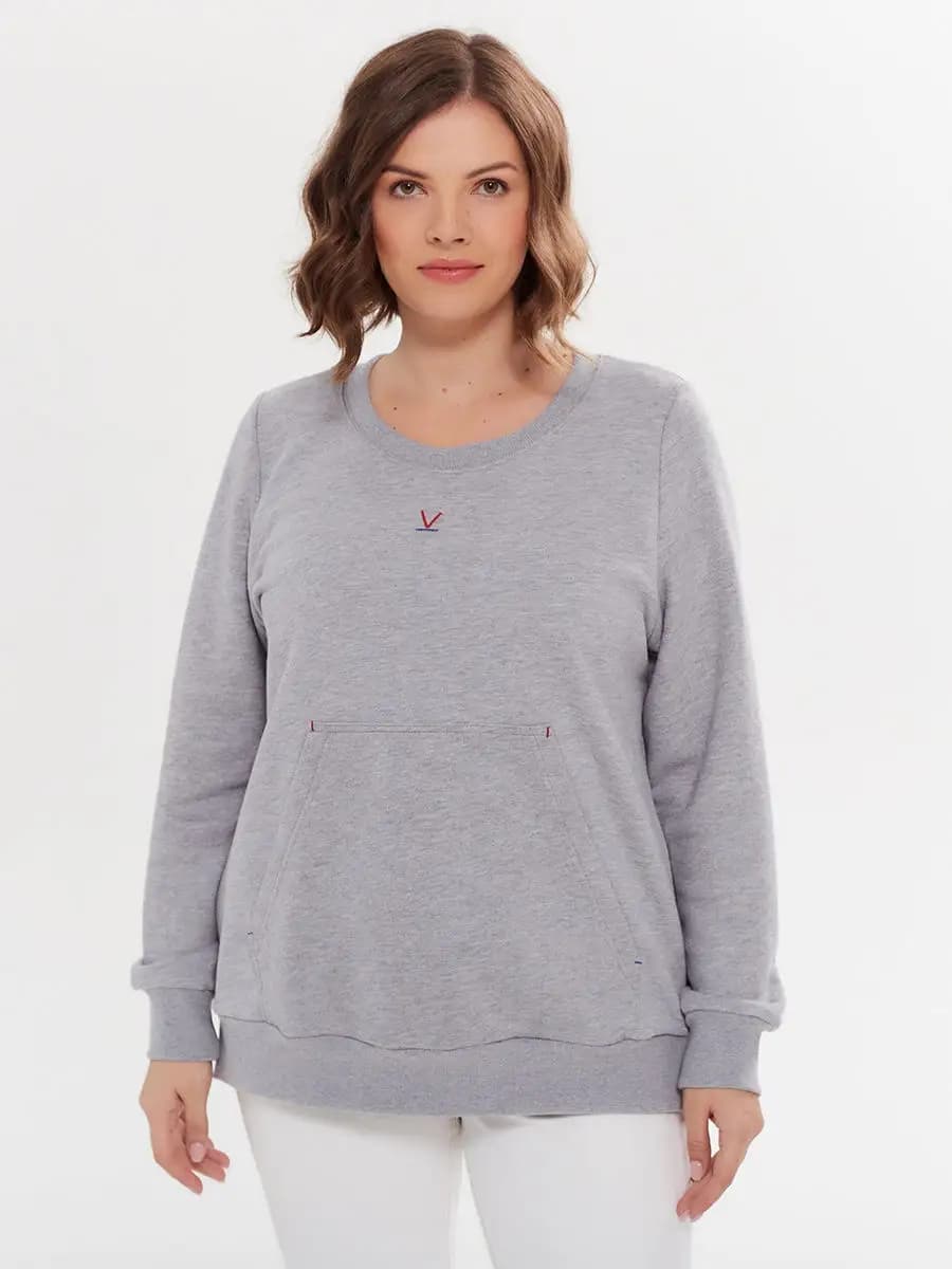 Свитшот больших размеров толстовка