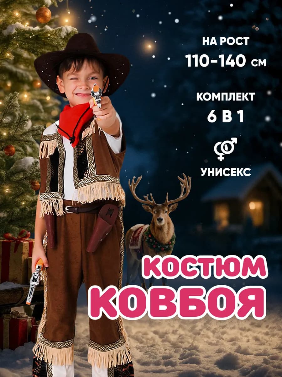 Костюм ковбоя на Новый Год