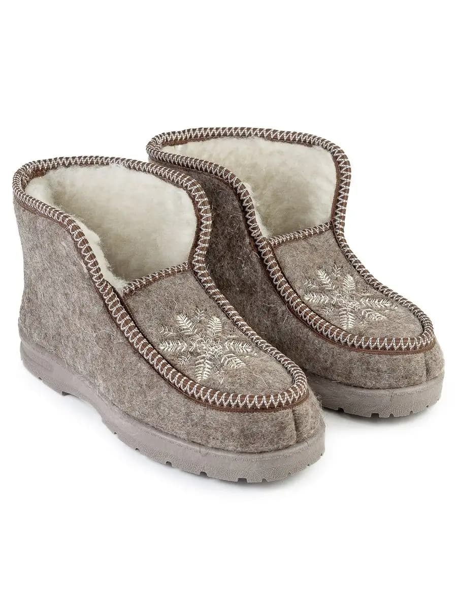 Тапочки утепленные домашние бурки