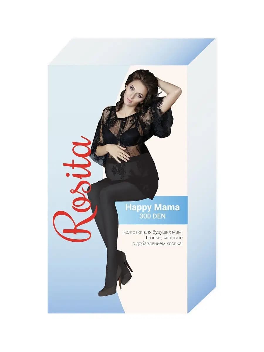 Колготки для будущих мам с хлопком 300 ден
