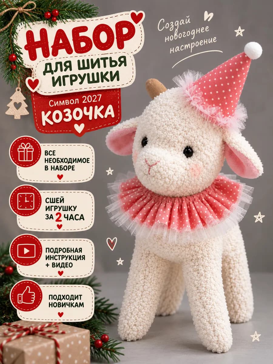 Набор для шитья игрушки - козочка