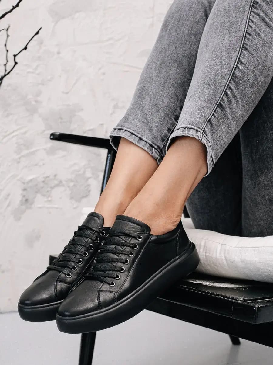 Кеды женские натуральная кожа