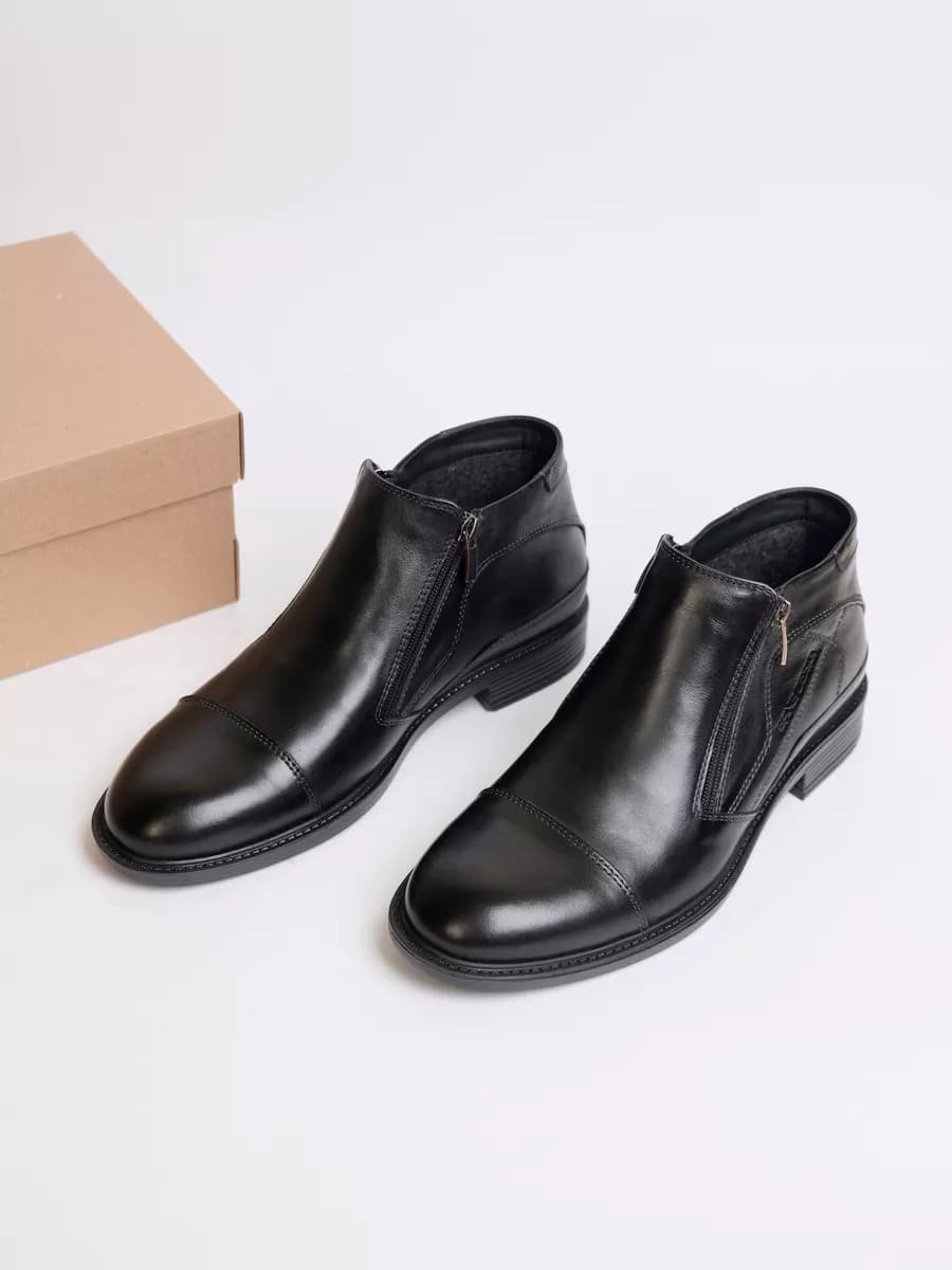 Ботинки демисезонные натуральная кожа байка