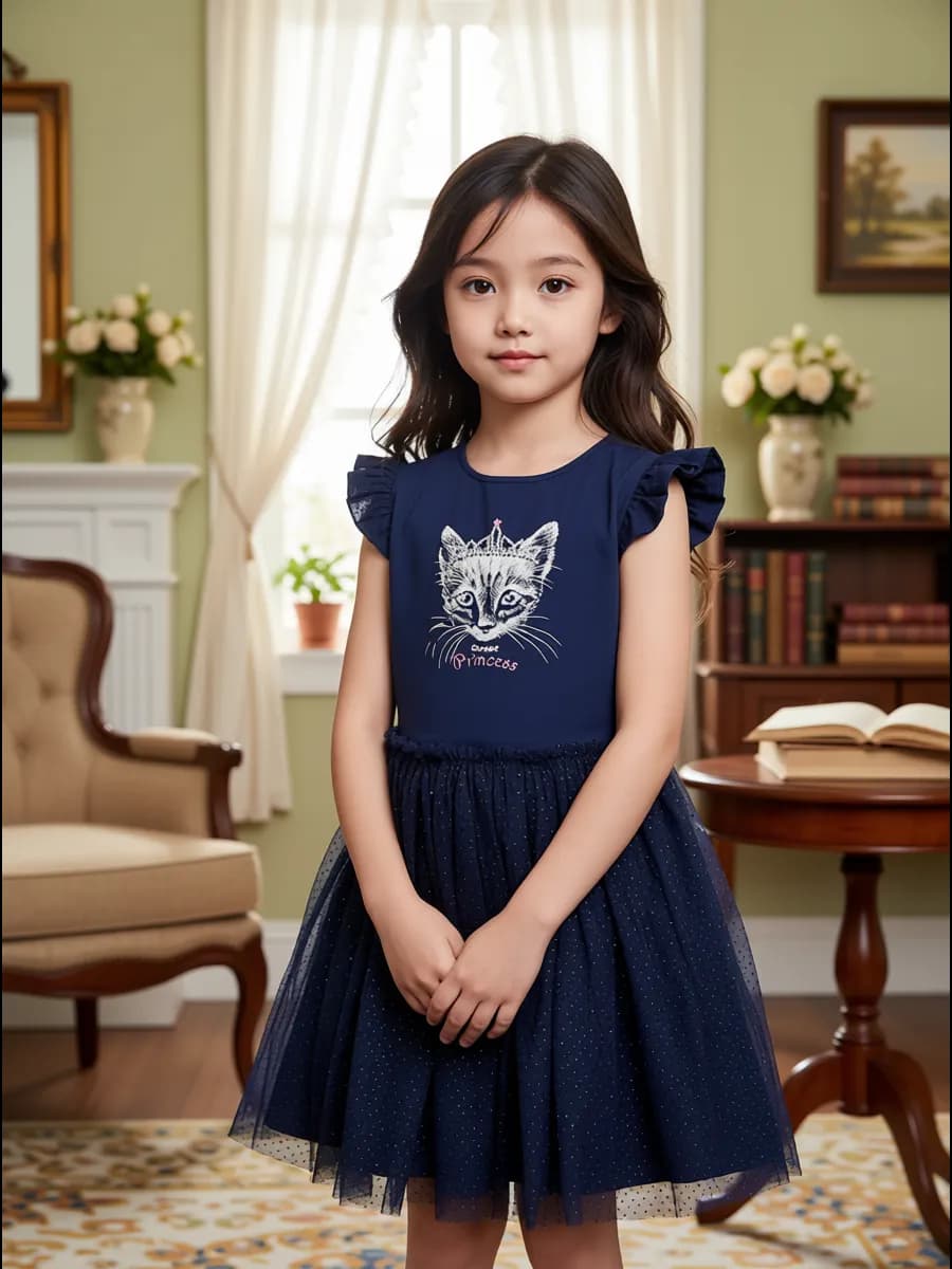 Платье трикотажное нарядное