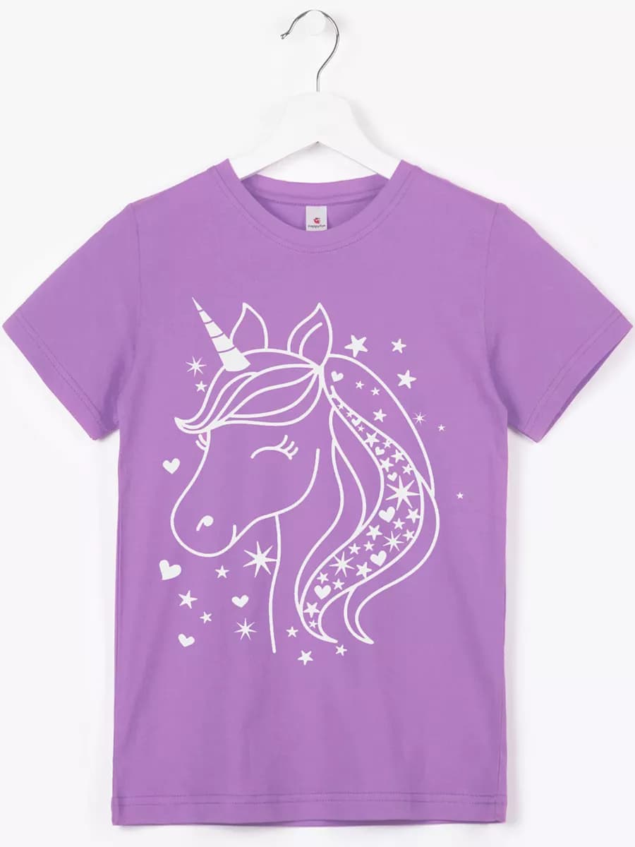 Футболка с принтом детская хлопковая