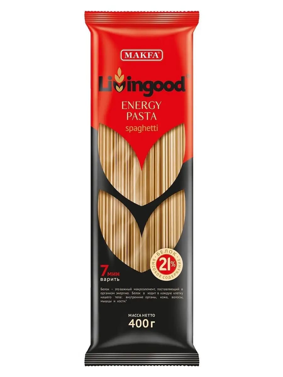 Макароны высокобелковые SPAGHETTI 400 г