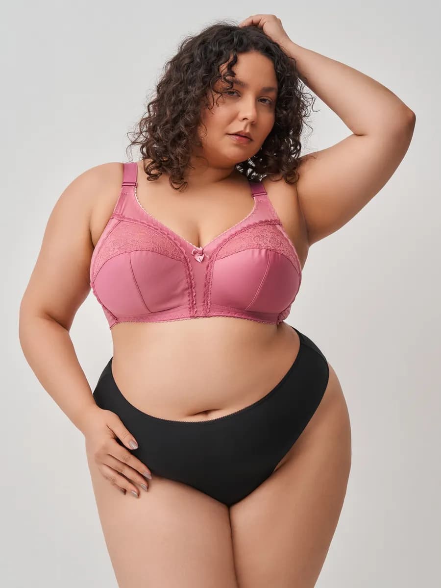 Бюстгальтер без косточек для полных