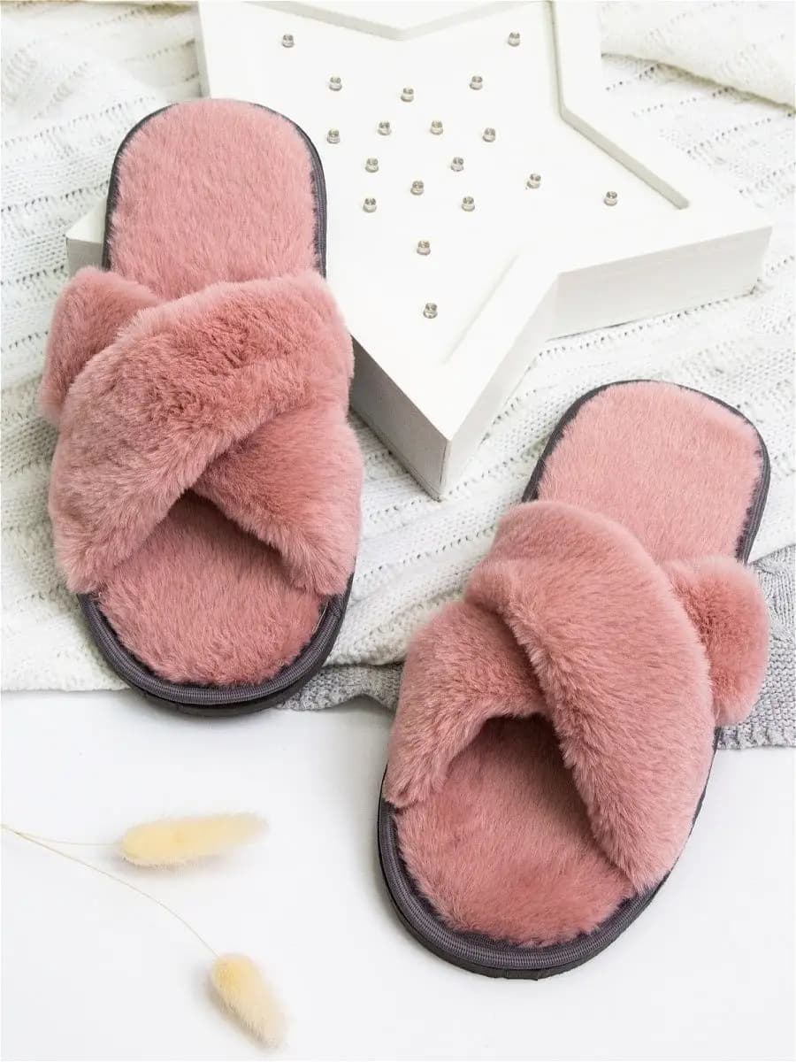 Тапочки домашние меховые