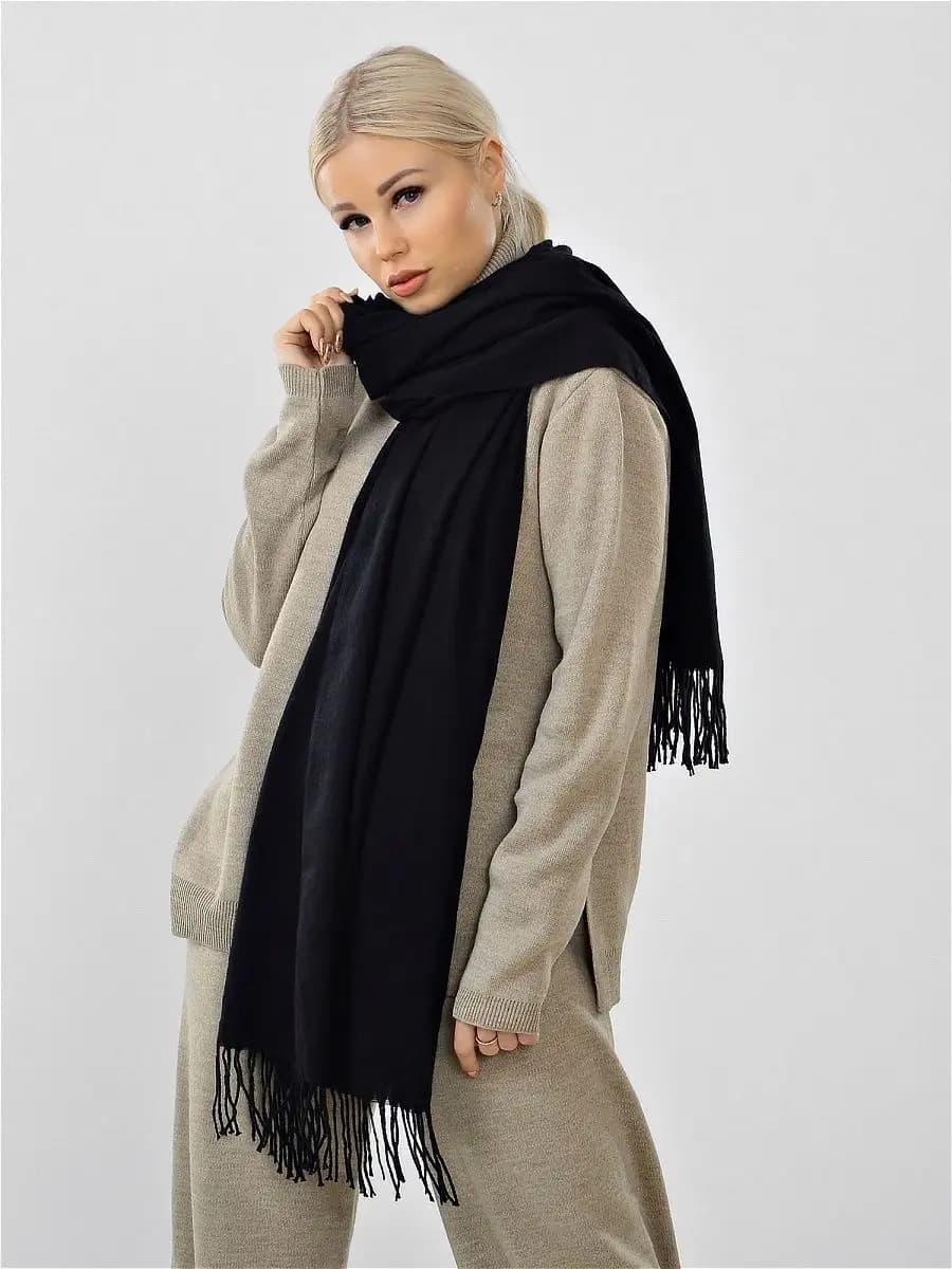 Шарф осенний палантин