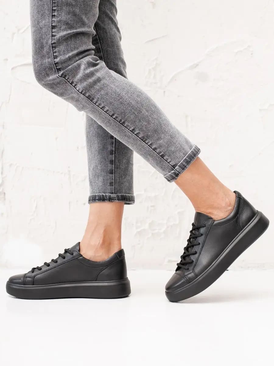 Кеды женские натуральная кожа - фото 1