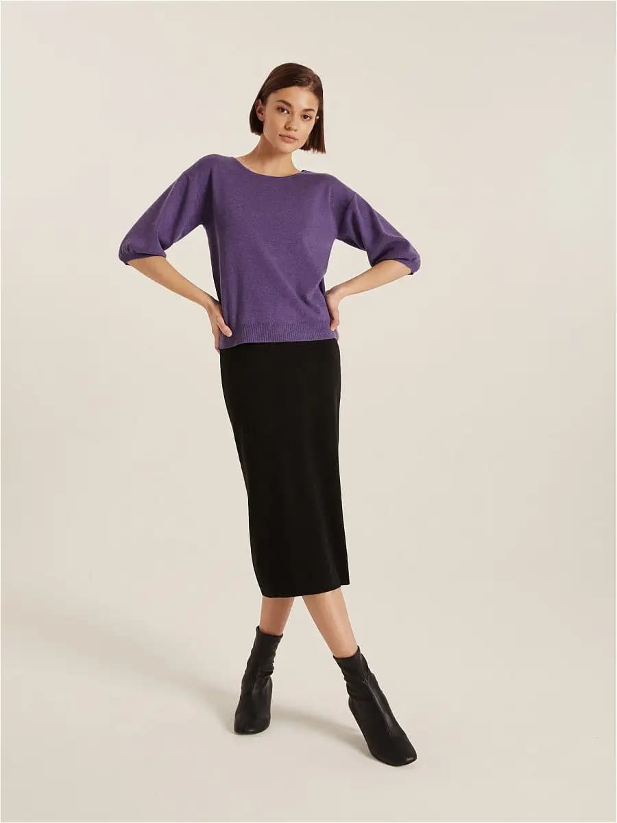 Джемпер трикотажный женский вязаный