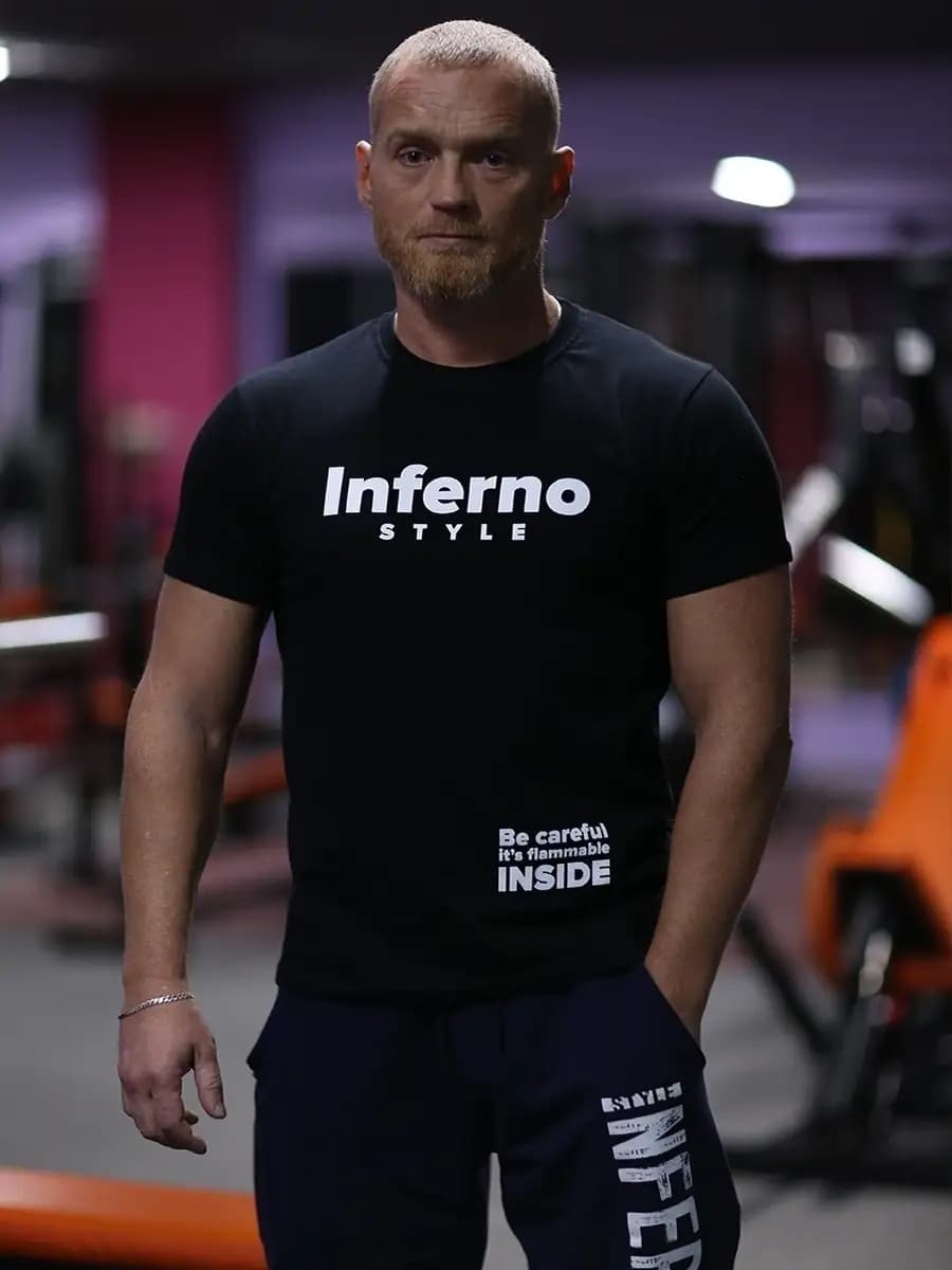 Футболка спортивная мужская - фото 1