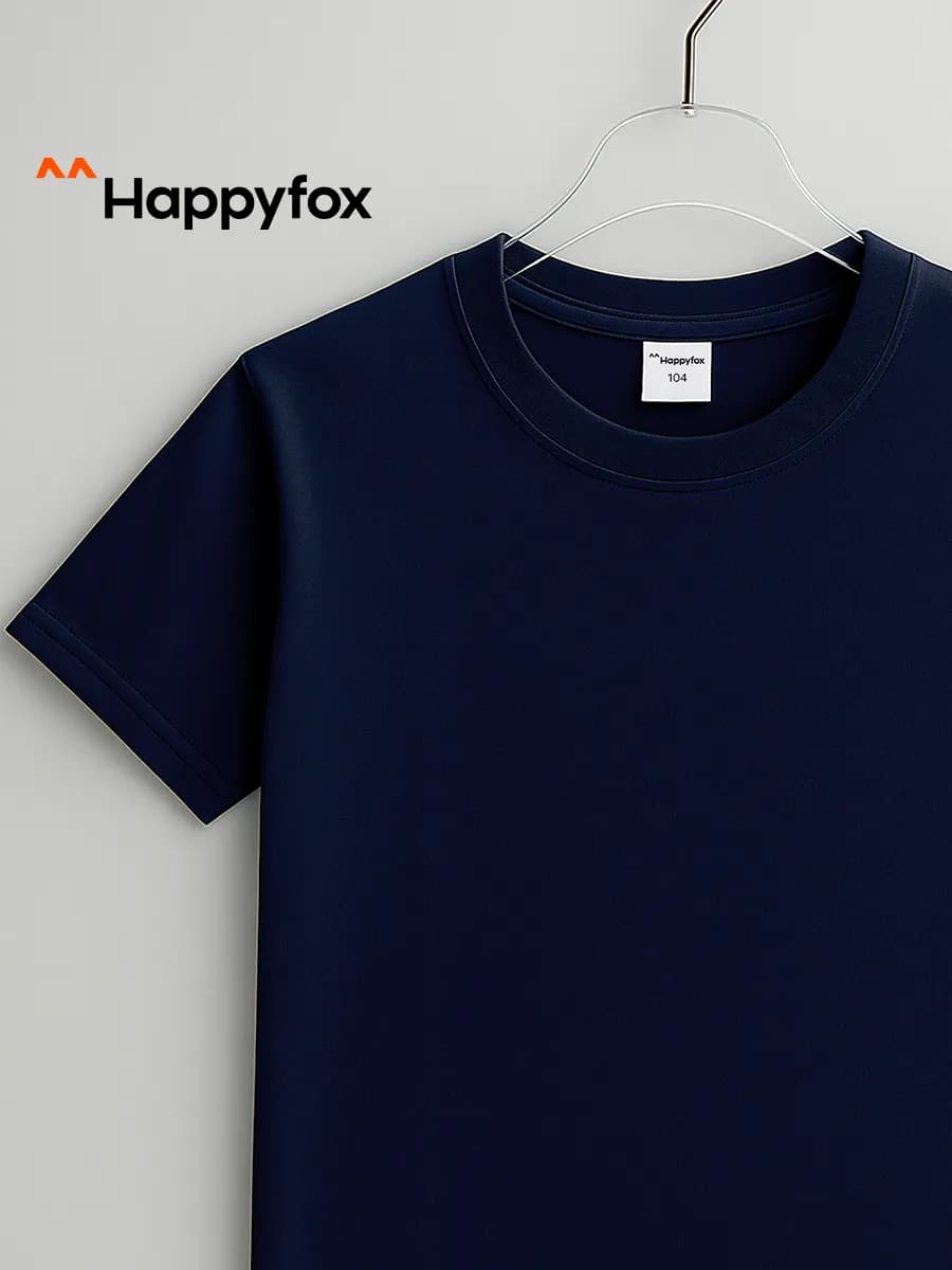 Футболка базовая детская хлопок школьная