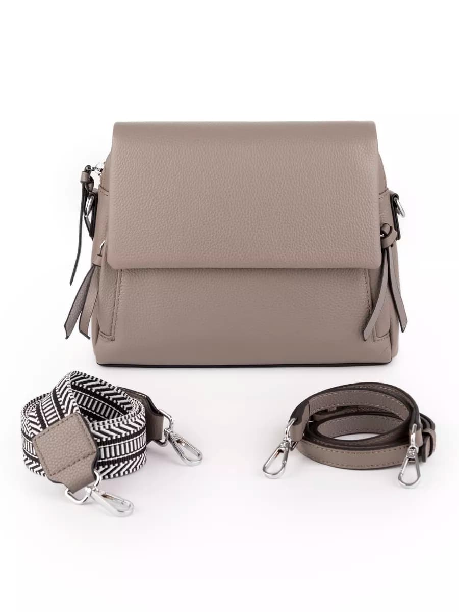 Сумка кроссбоди натуральная кожа через плечо - фото 1