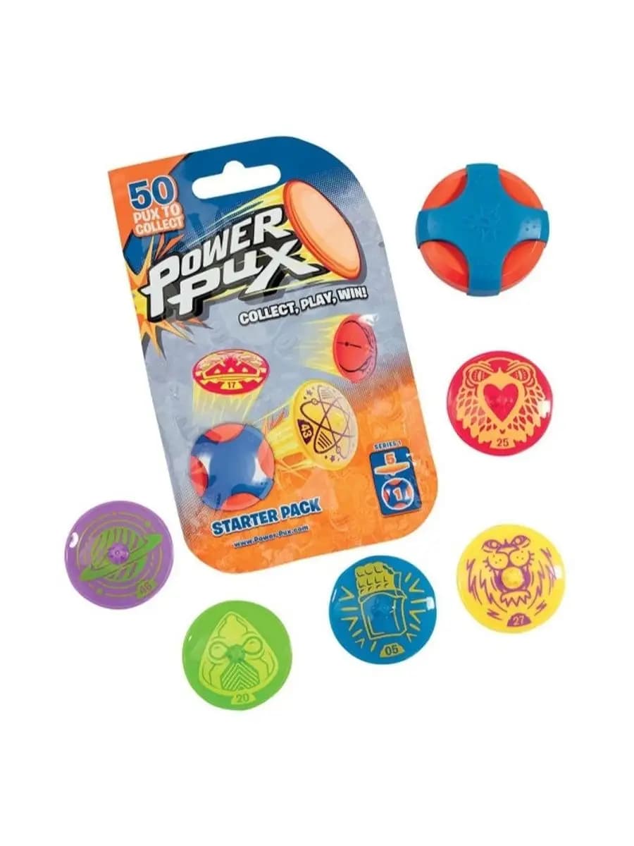 Игровой набор Прыгающие фишки-флипы Power Pux, 5 шт - фото 1