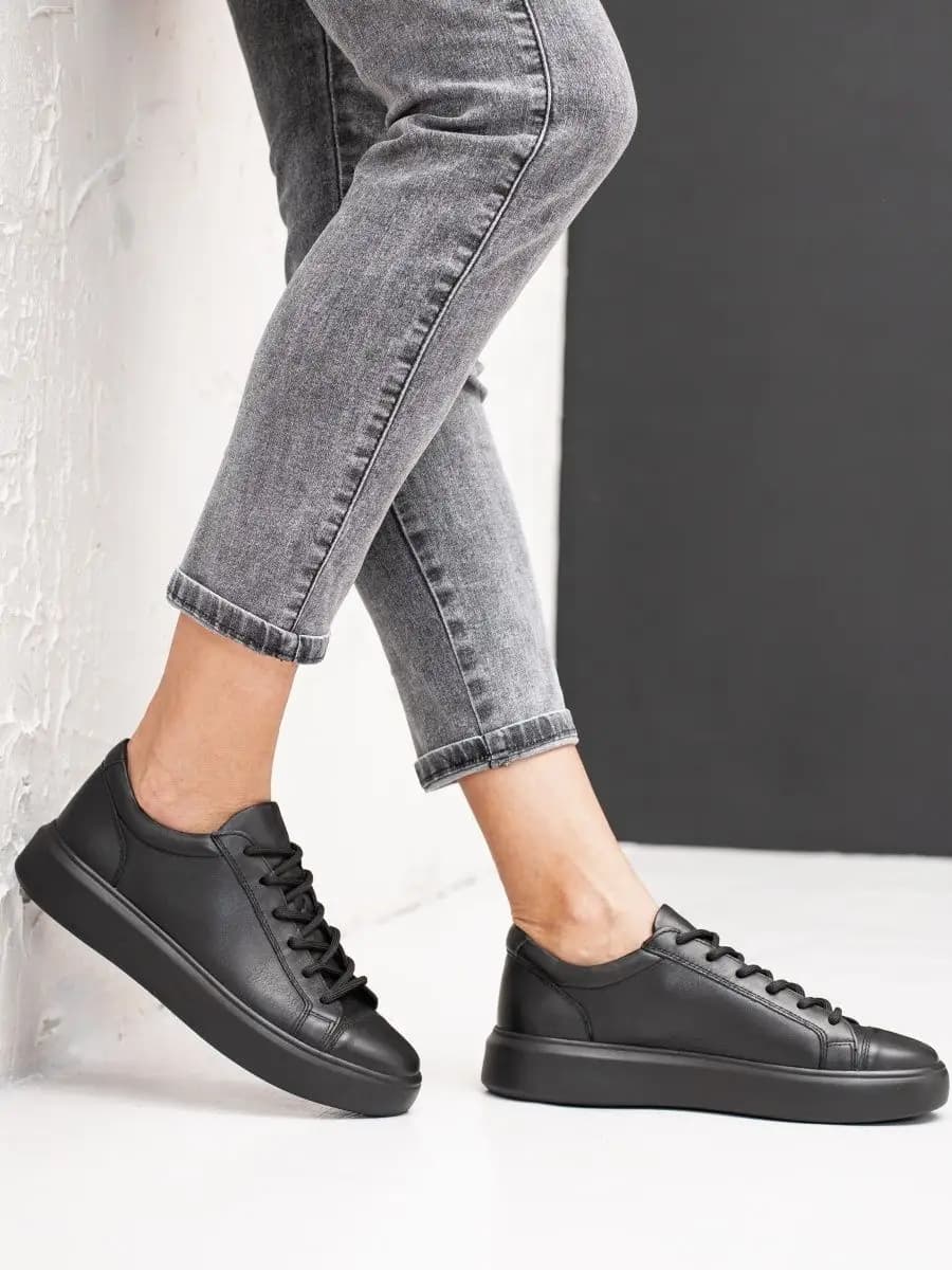 Кеды женские натуральная кожа - фото 1