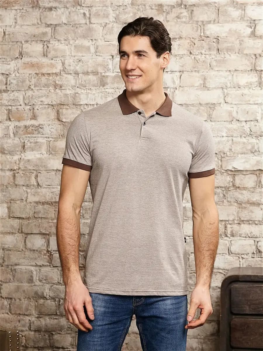 Футболка поло с коротким рукавом